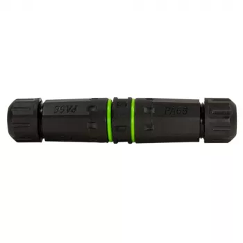 Techly Conector de fibra ótica LC duplex à prova de água IP68 com dois prensa-cabos