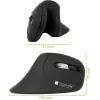 Techly IM 1100-VM-B Rato Médico Destro RF Wireless Ótico 3200 DPI