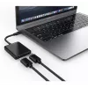 Techly IADAP USBC-HDMI2T4K Adaptador de cabo de vídeo 0,15 m USB Type-C 2 x HDMI Preto
