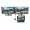 Techly IADAP USBC-HDMI2T4K Adaptador de cabo de vídeo 0,15 m USB Type-C 2 x HDMI Preto