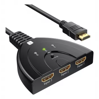 Techly IDATA HDMI-3F8K Comutador de vídeo