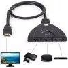 Techly IDATA HDMI-3F8K Comutador de vídeo