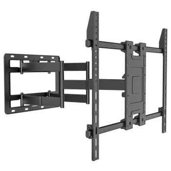 Techly Suporte de parede para TV LED-LCD 55-100 polegadas Full-Motion, 300 x 300 mm, 900 x 600 mm, 0 - 7°, 120°, Aço, Preto