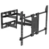 Techly Suporte de parede para TV LED-LCD 55-100 polegadas Full-Motion, 300 x 300 mm, 900 x 600 mm, 0 - 7°, 120°, Aço, Preto