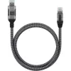 Techly ICOC-U3A-RJ45-020 Cabo adaptador de USB 3.0 Type-A para Gigabit Ethernet, 2 m, preto/prateado