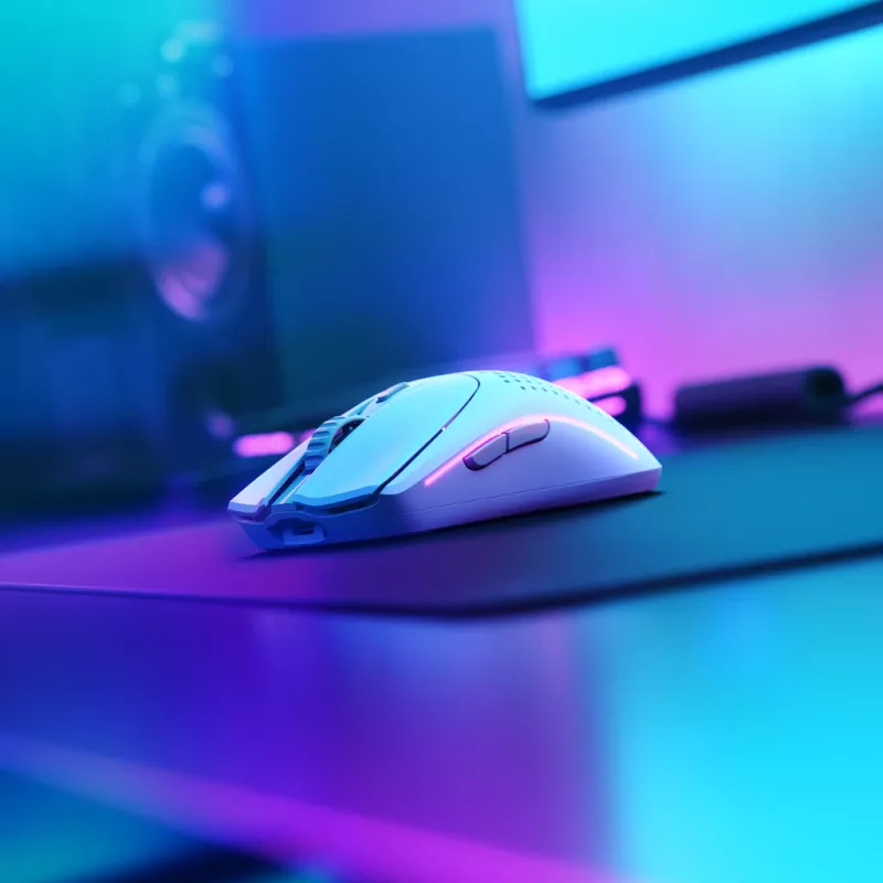 Glorious Gaming Glorious Model O Wireless 2 – branco mate, destro, laser, RF sem fios + USB Type-C, 26000 DPI, 1 ms, branco