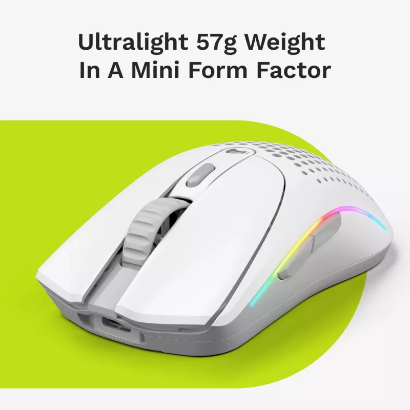 Glorious Gaming Glorious Model O 2 Mini Wireless - branco mate