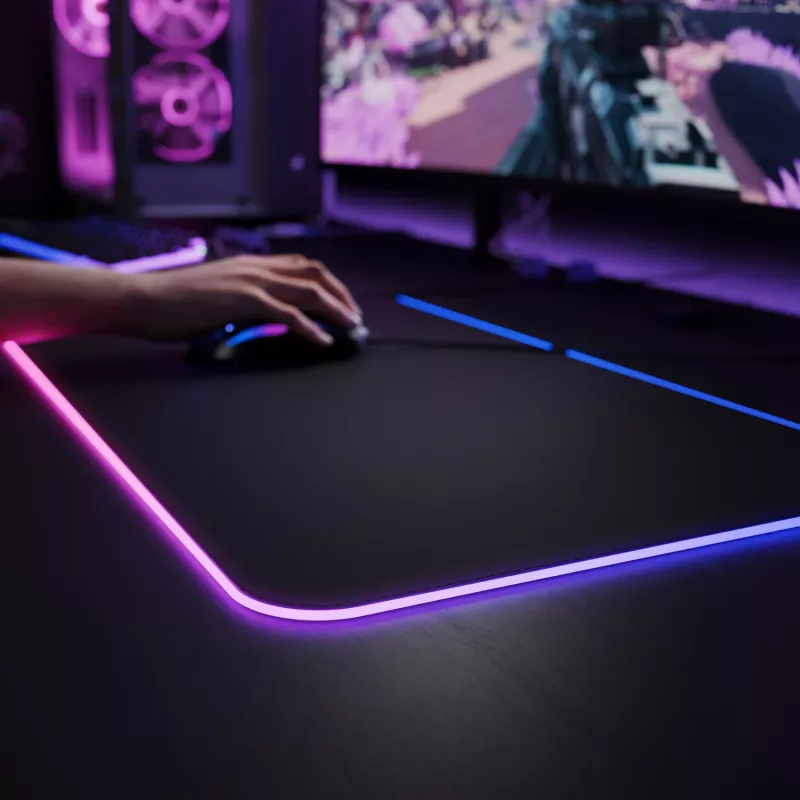 Tapete de rato Glorious Gaming GLORIOUS PAD 2 GLED - XL EXTENDED - preto