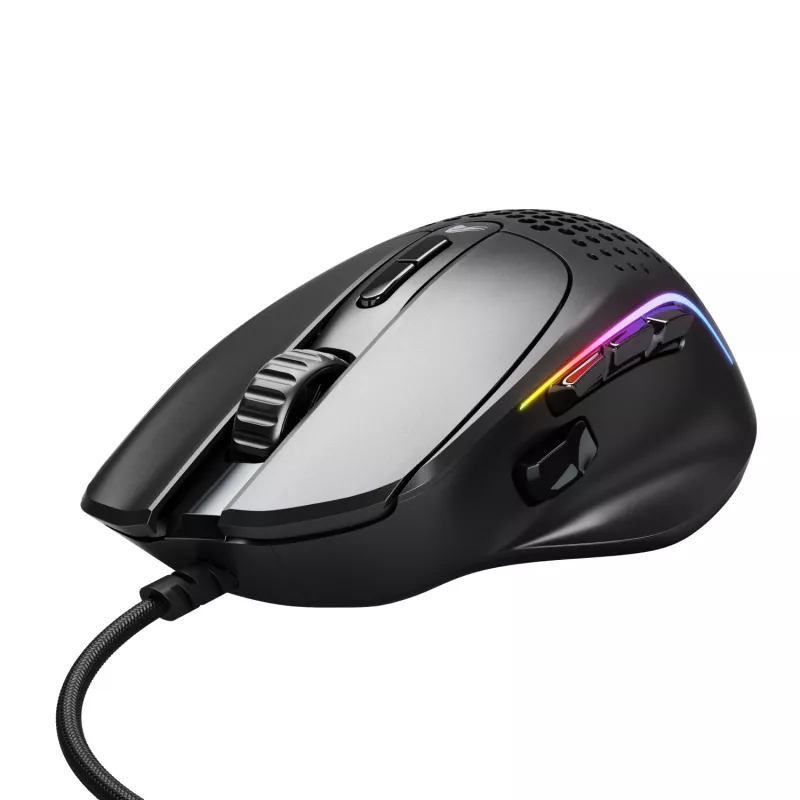 Glorious Gaming Glorious Model IV2 com fios - preto, destro, ótico, USB Type-A, 26000 DPI, preto