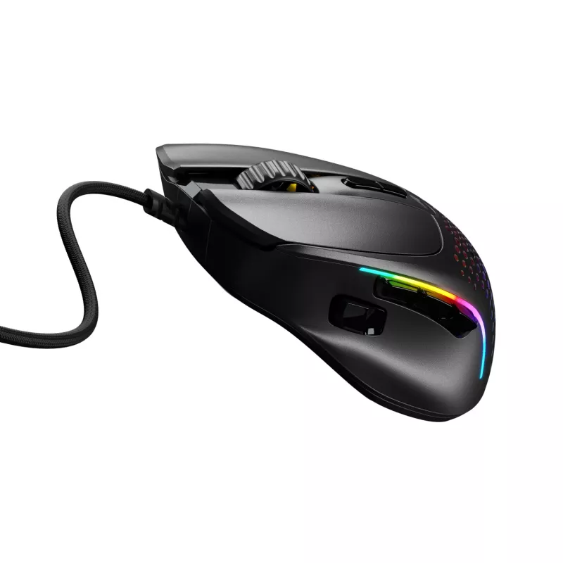 Glorious Gaming Glorious Model IV2 com fios - preto, destro, ótico, USB Type-A, 26000 DPI, preto