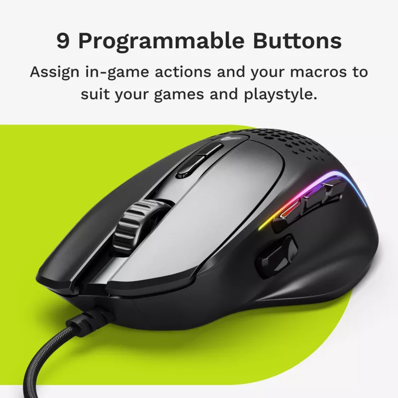 Glorious Gaming Glorious Model IV2 com fios - preto, destro, ótico, USB Type-A, 26000 DPI, preto