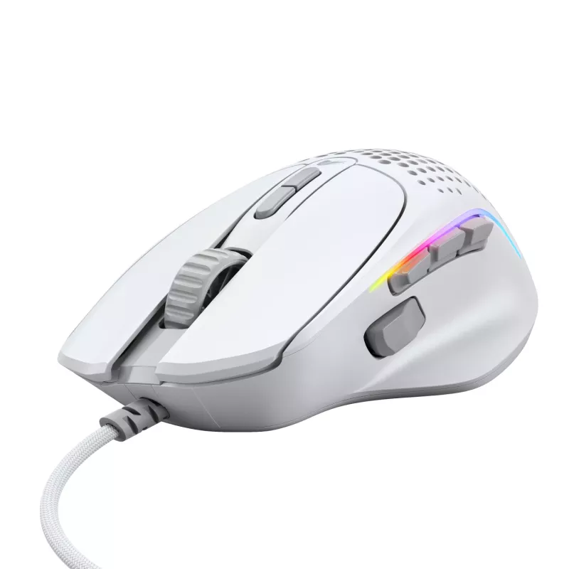 Glorious Gaming Glorious Model I2 com fios – branco, destro, ótico, USB Type-A, 26000 DPI, branco