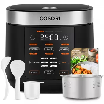 Panela multifunções Cosori Multi-Cooker Chef Edition 5 L 970 W preto, prateado
