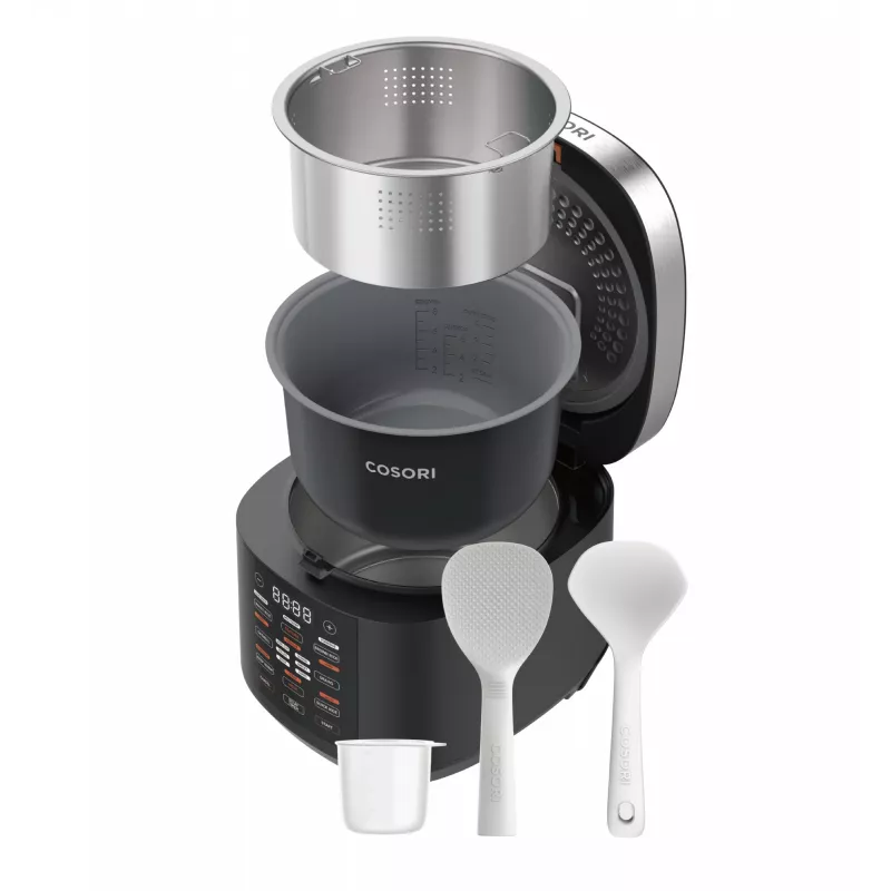 Panela multifunções Cosori Multi-Cooker Chef Edition 5 L 970 W preto, prateado