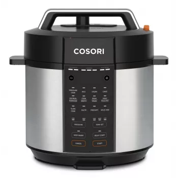 Panela de pressão elétrica Cosori CMC-CO601-SEU 5,7 L preto, aço inoxidável 1100 W