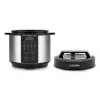 Panela de pressão elétrica Cosori CMC-CO601-SEU 5,7 L preto, aço inoxidável 1100 W