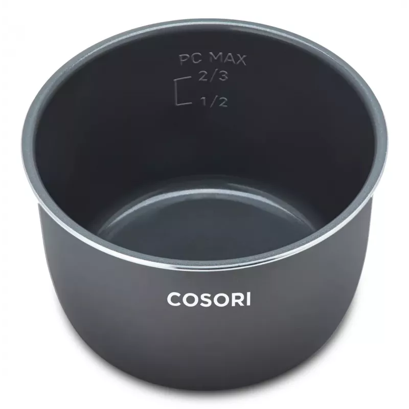 Panela de pressão elétrica Cosori CMC-CO601-SEU 5,7 L preto, aço inoxidável 1100 W