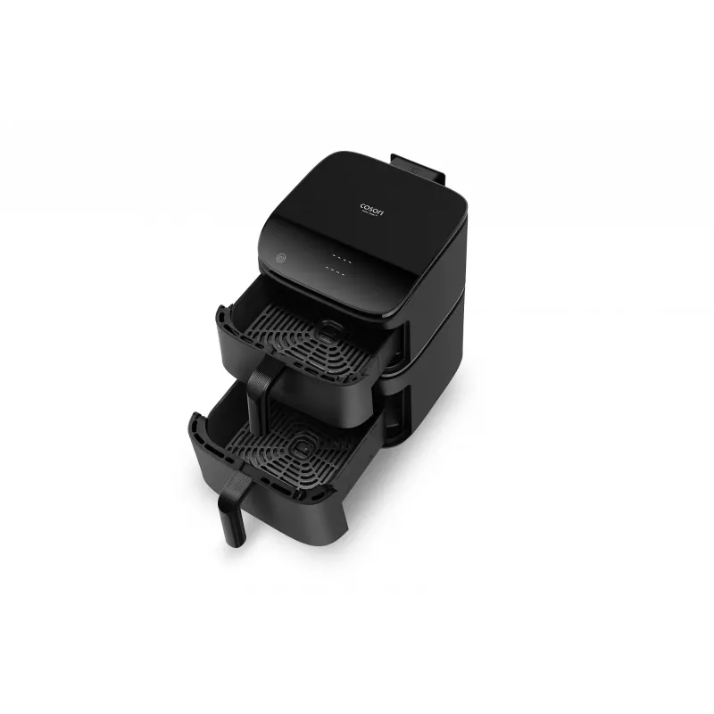 Fritadeira de ar quente Cosori Turbo Tower Double 10,8 L de pé 2630 W preto