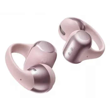 Headset SHOKZ OpenDots ONE sem fios com clipe de orelha para chamadas/música/desporto/dia a dia rosa