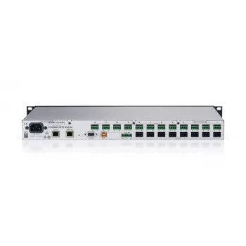 Biamp Tesira FORTÉ AVB AI, 8000 Ω, 207 Ω, preto, metálico, 1U, OLED, 20 - 20000 Hz