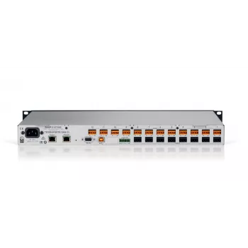 Biamp Tesira FORTÉ DAN CI, 8000 Ω, 207 Ω, preto, metálico, 1U, OLED, 20 - 20000 Hz