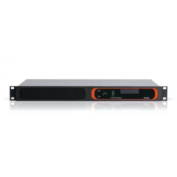 Biamp Tesira FORTÉ VT, 8000 Ω, 207 Ω, preto, metálico, 1U, OLED, 20 - 20000 Hz