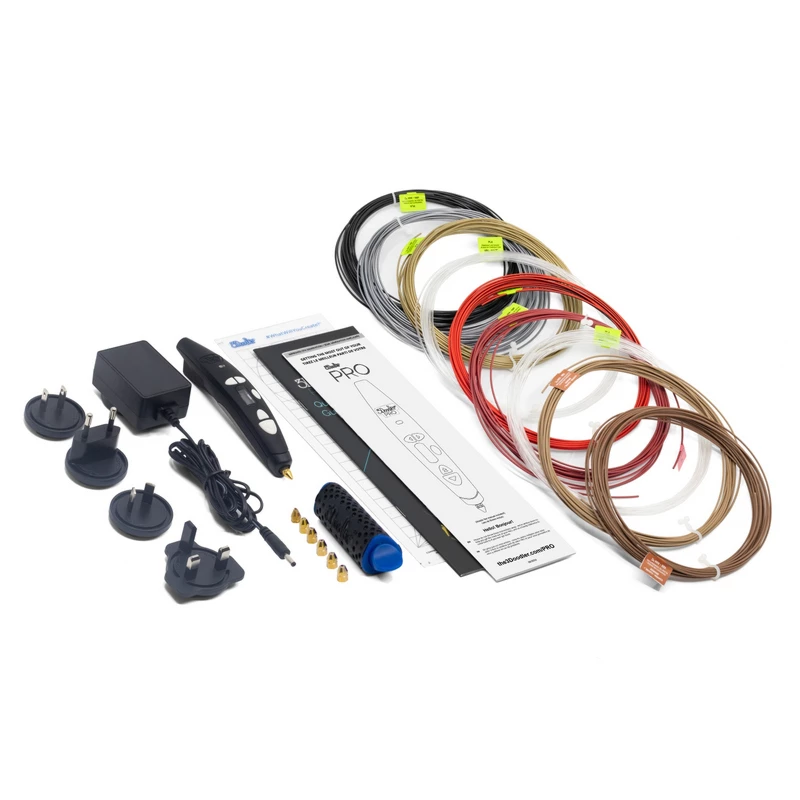 3Doodler \“Pro III\” conjunto caneta 3D preto