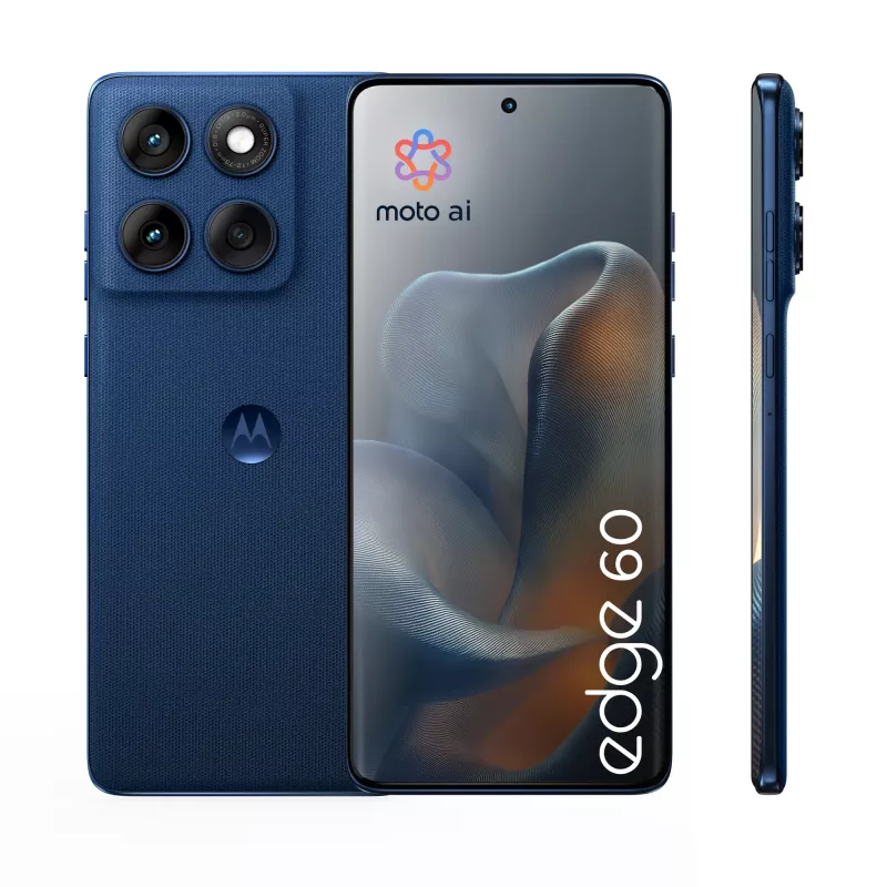 Motorola edge 60 16,9 cm (6,67 polegadas) Dual SIM Android 15 5G USB Type-C 12 GB 512 GB 5200 mAh azul