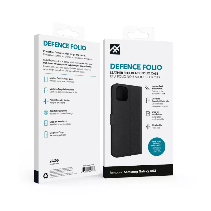 IFROGZ Defence Folio capa para telemóvel 16,5 cm (6,5 polegadas) preto