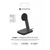 mophie UNV WRLS-snap+ stand & pad-preto-ROC-EU, interior, AC, carregamento sem fios, preto