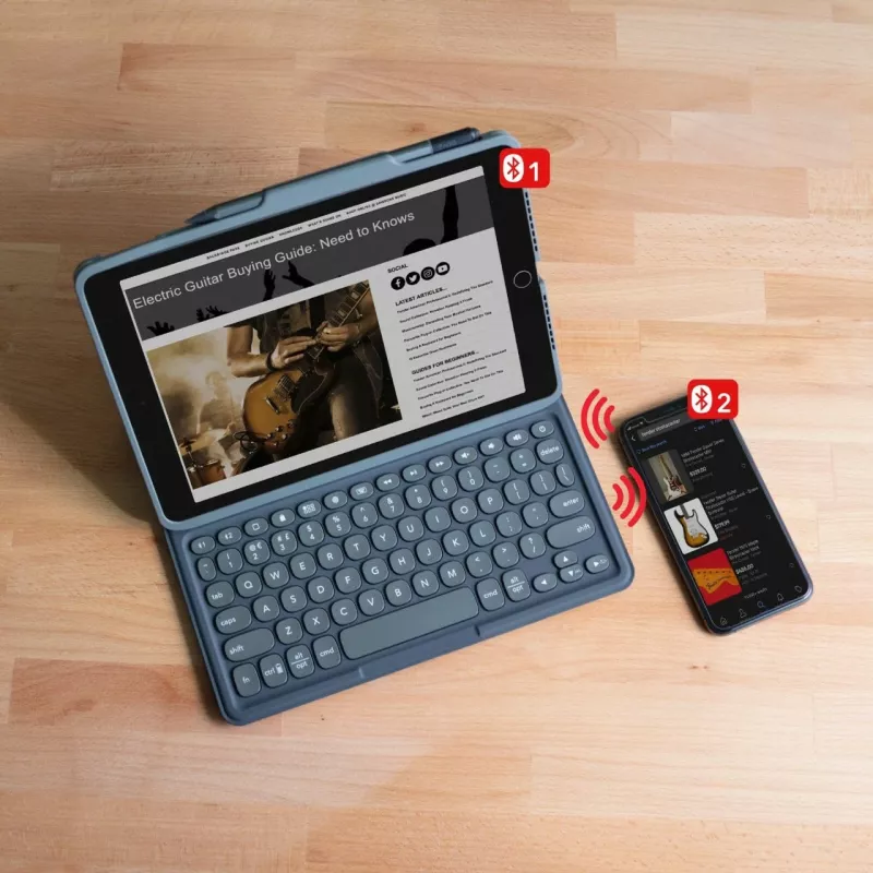 ZAGG Pro Keys teclado universal Bluetooth QWERTY nórdico cinzento