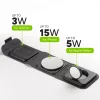 mophie carregador de viagem 3-em-1 com MagSafe (2023), interior, USB, carregamento sem fios, preto
