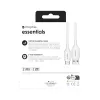 mophie essentials cabo de carregamento | 1M cabo USB USB 2.0 USB A USB C branco