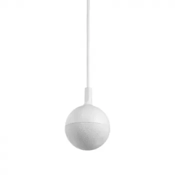 Vaddio EasyIP CeilingMIC D (branco) - versão Dante, microfone de conferência, 0,02 %, com fios, branco, montagem no teto, 4,6 m