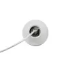 Vaddio EasyIP CeilingMIC D (branco) - versão Dante, microfone de conferência, 0,02 %, com fios, branco, montagem no teto, 4,6 m