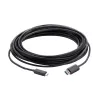 Vaddio 440-1007-008 cabo USB USB 3.2 Gen 2 (3.1 Gen 2) 8 m USB C USB A preto