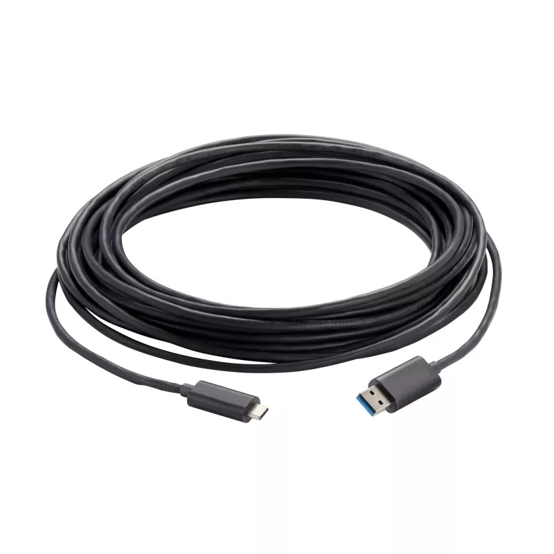 Vaddio 440-1007-008 cabo USB USB 3.2 Gen 2 (3.1 Gen 2) 8 m USB C USB A preto