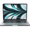 Speck SmartShell Macbook Air 13 M2 (2022) Obsidian, capa rígida, 33 cm (13