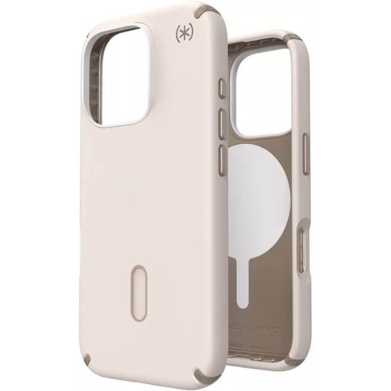 Speck Presidio2 Pro + ClickLock Apple iPhone 16 Pro Bleached Bone – com capa Microban