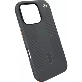 Speck Presidio2 Grip + ClickLock Apple iPhone 16 Pro Charcoal cinzento - com Microban