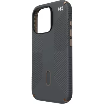 Speck Presidio2 Grip + ClickLock Apple iPhone 16 Pro Charcoal cinzento - com Microban