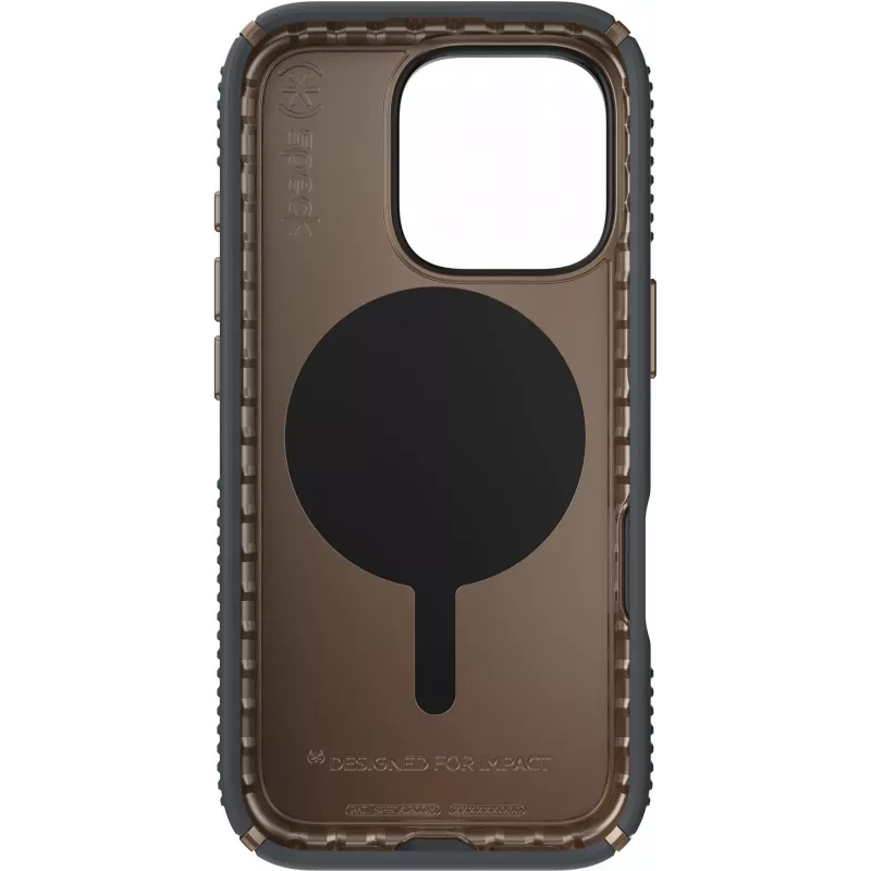Speck Presidio2 Grip + ClickLock Apple iPhone 16 Pro Charcoal cinzento - com Microban