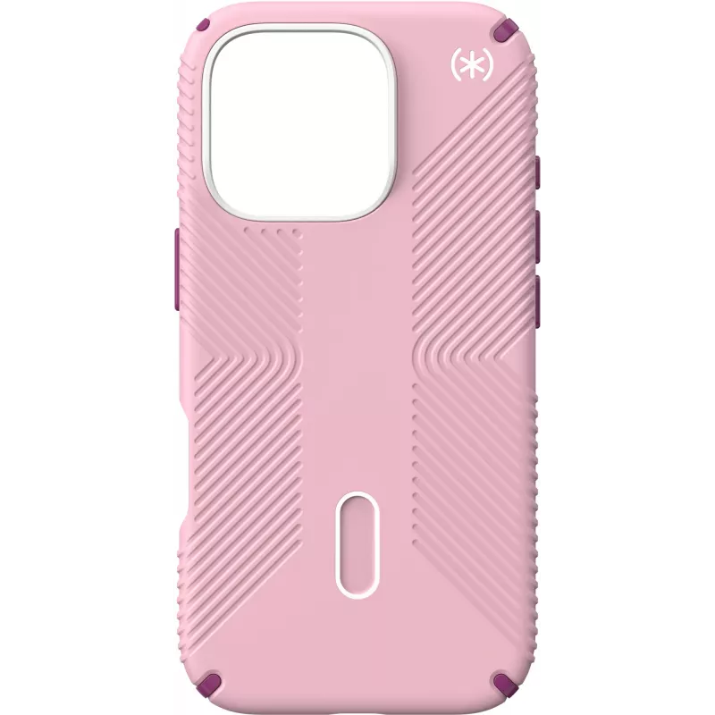 Speck Presidio2 Grip + ClickLock Apple iPhone 16 Pro Wednesday Pink – com Microban