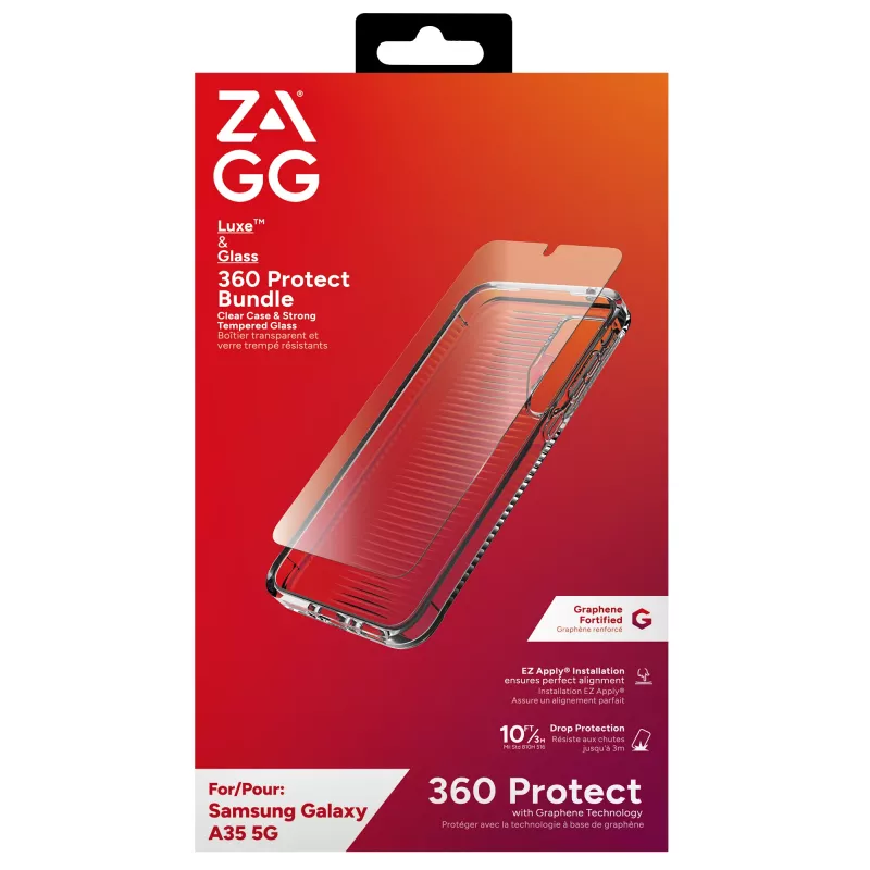 ZAGG Luxe & Glass 360 capa para telemóvel 16,8 cm (6,6