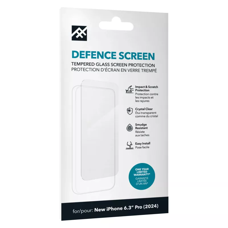 IFROGZ IF Defence Glass Apple iPhone 16 Pro ecrã INTL