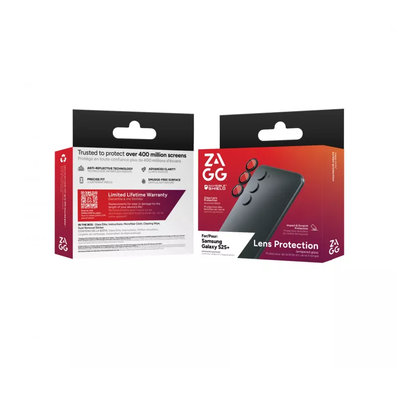 ZAGG InvisibleShield Glass - objetiva
