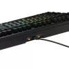 Glorious Gaming GMMK 3 HE 100% Prebuilt com fios preto - US, com fios, USB, mecânico, QWERTY, RGB LED, preto