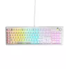Glorious Gaming GMMK 3 100% Prebuilt com fios branco - US, com fios, USB, mecânico, QWERTY, RGB LED, branco