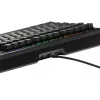 Glorious Gaming GMMK 3 PRO 75% Prebuilt com fios preto - FR, com fios, USB, mecânico, AZERTY, RGB LED, preto
