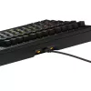 Glorious Gaming GMMK 3 75% Prebuilt com fios preto - FR, com fios, USB, mecânico, AZERTY, RGB LED, preto